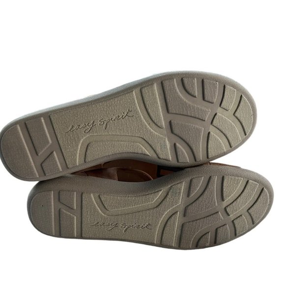 Easy Spirit Women's KAILYNNE2 Leather Open Toe Casual Flat Sandals, Tan, Size 8 - Picture 6 of 6
